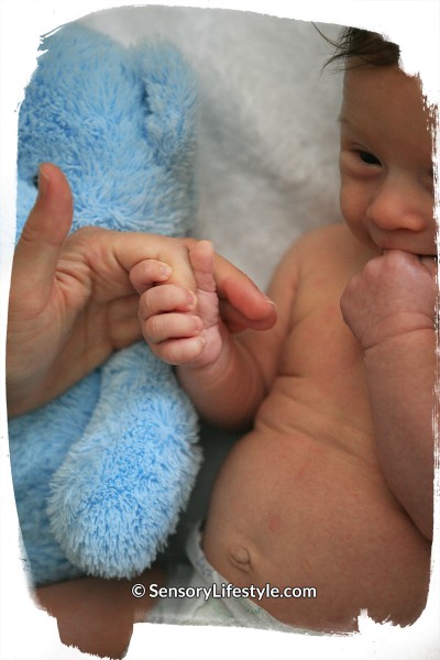 Newborn Palmar reflex