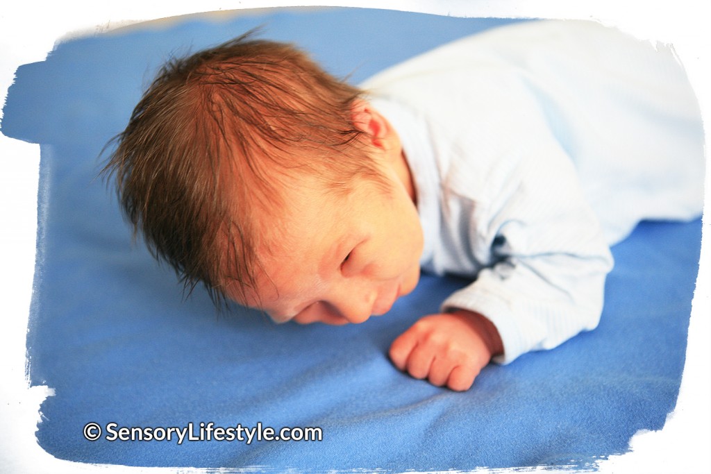 Tummy time activity for newborn