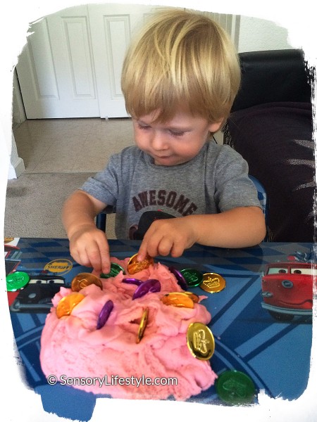 18 month old toddler activities: Josh and play dough