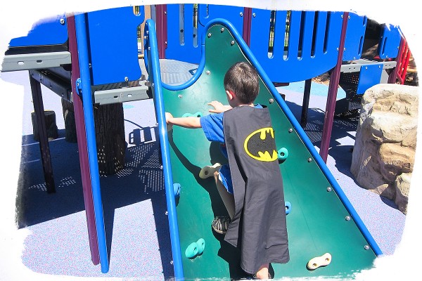 Playground benefits: Batman