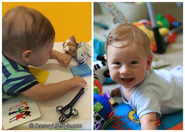 5 month old baby activities: Floor play