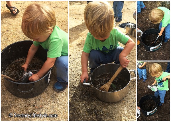 20 month toddler activities: Nature stew
