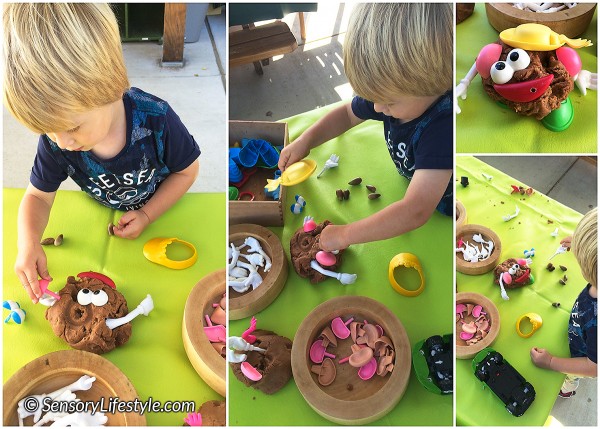 24 month toddler activities: Mr Potato head