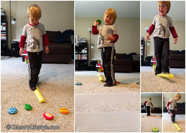 24 month toddler activities: Balance beam