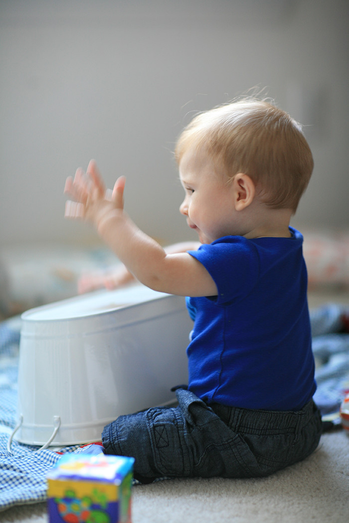 Josh drumming at Sensory Lifestyle