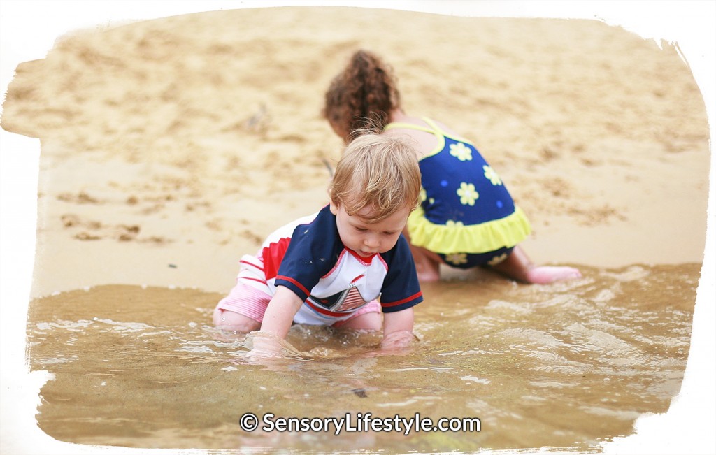 Josh playing in Australian ocean