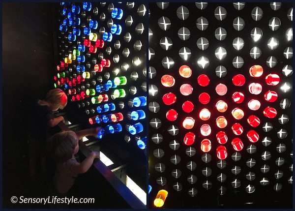 Color Factory: Lite Brite room