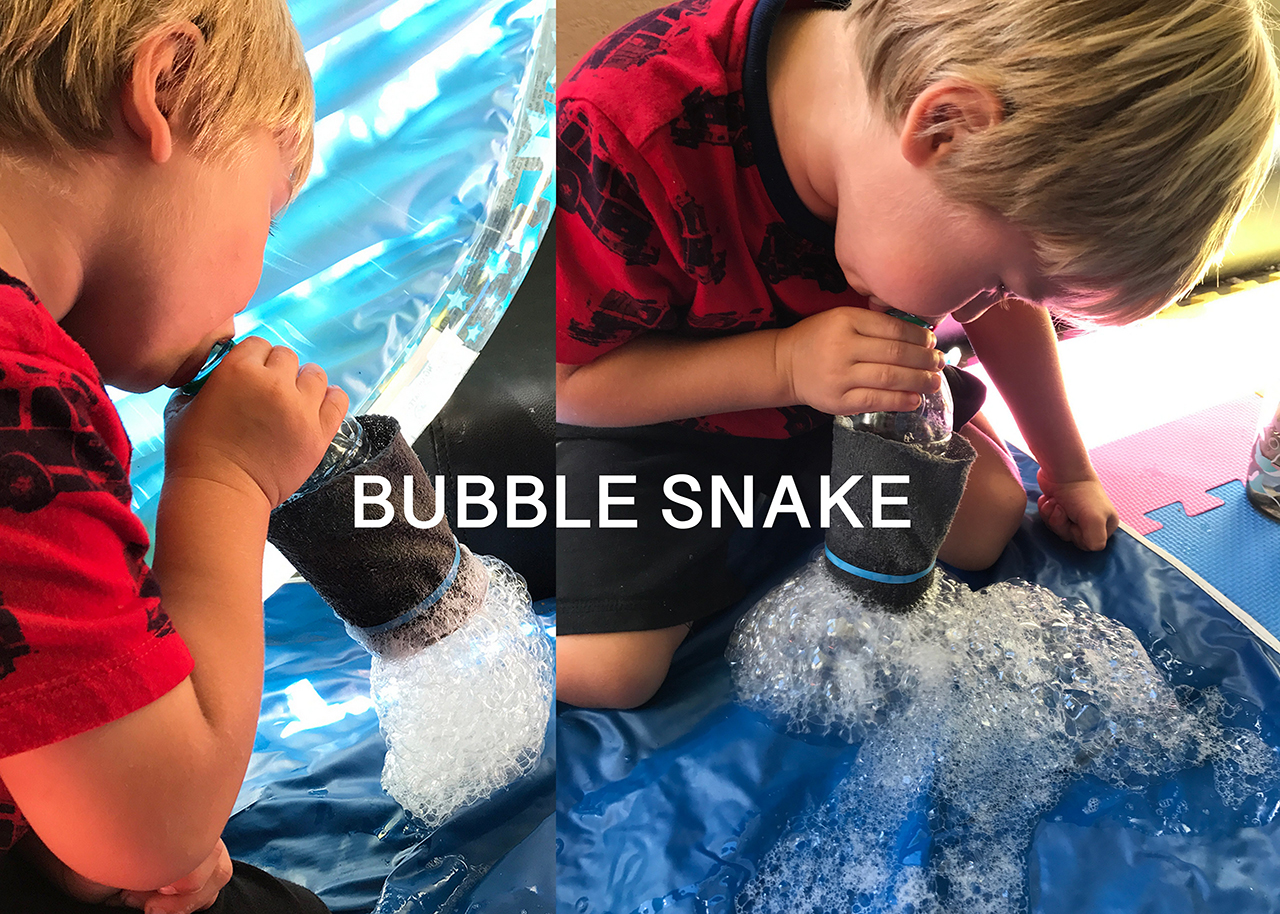 Bubble Snake – Sensory Play