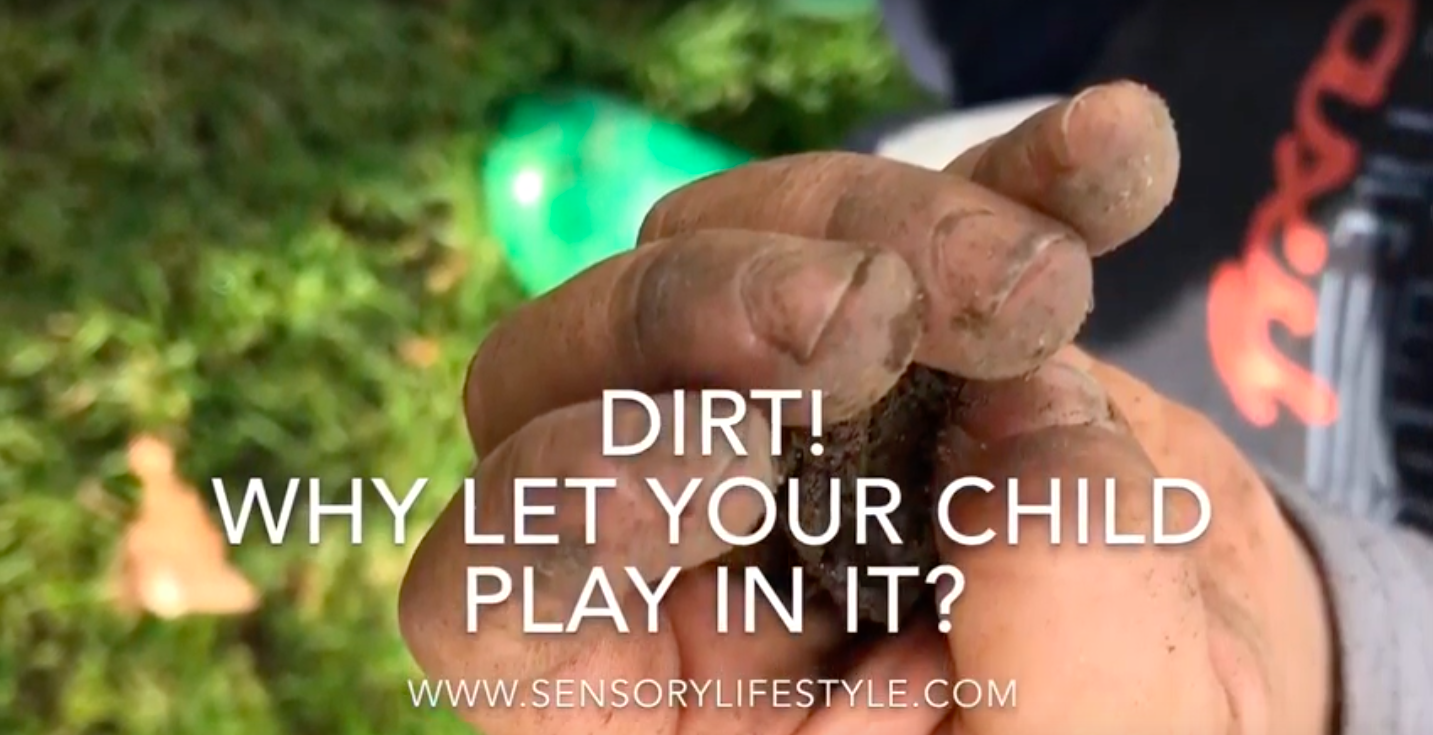 Dirt benefits for toddler